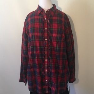 RALPH LAUREN NWT Plaid Wms Plus Shirt Sz 2X